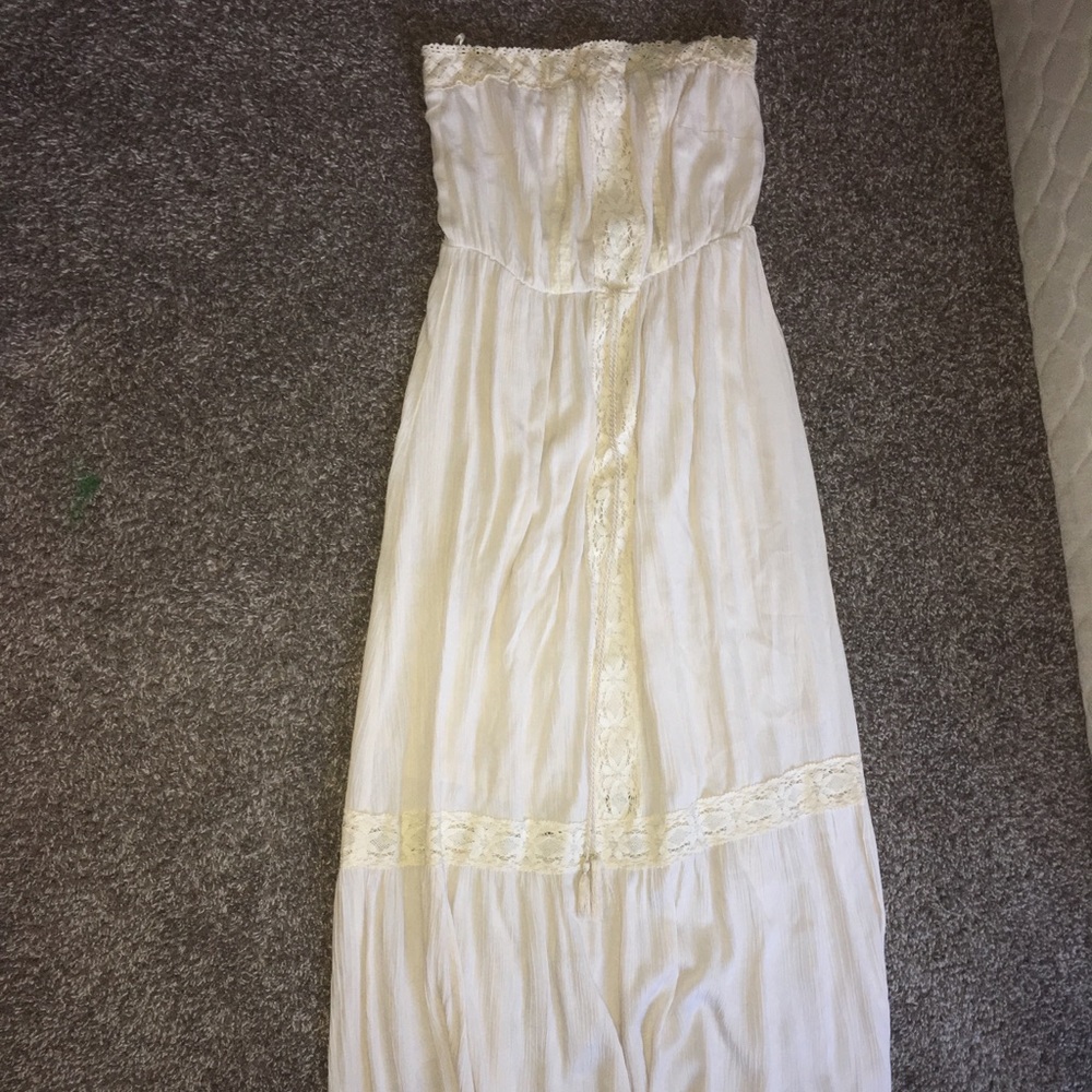 Strapless Bohemian Dress